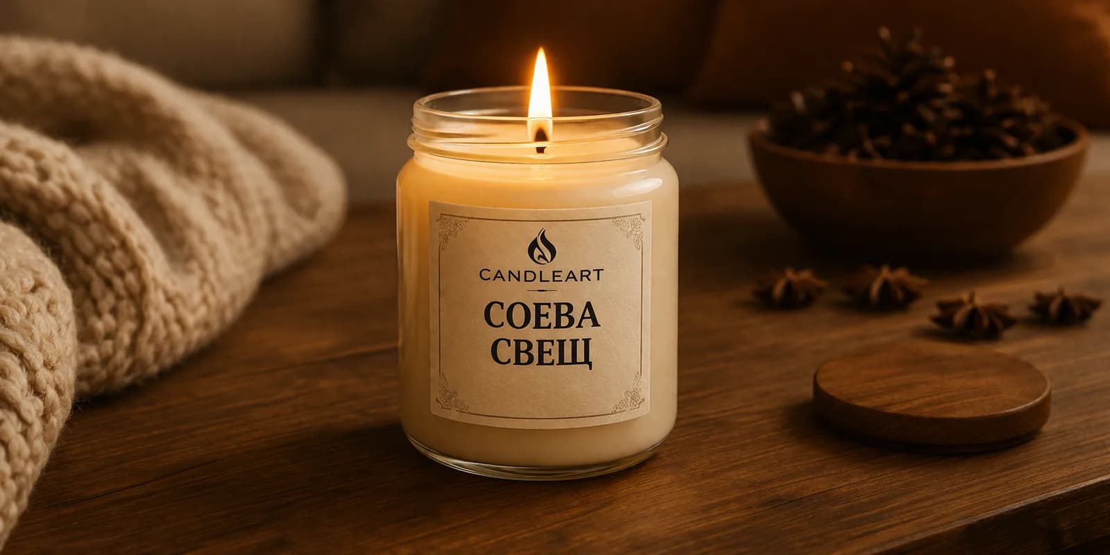 Ръчна изработка на свещи CandleArt